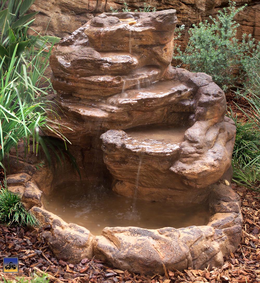 Universal Rocks Wall Waterfall Pond (Self-contained unit) - WWP-010