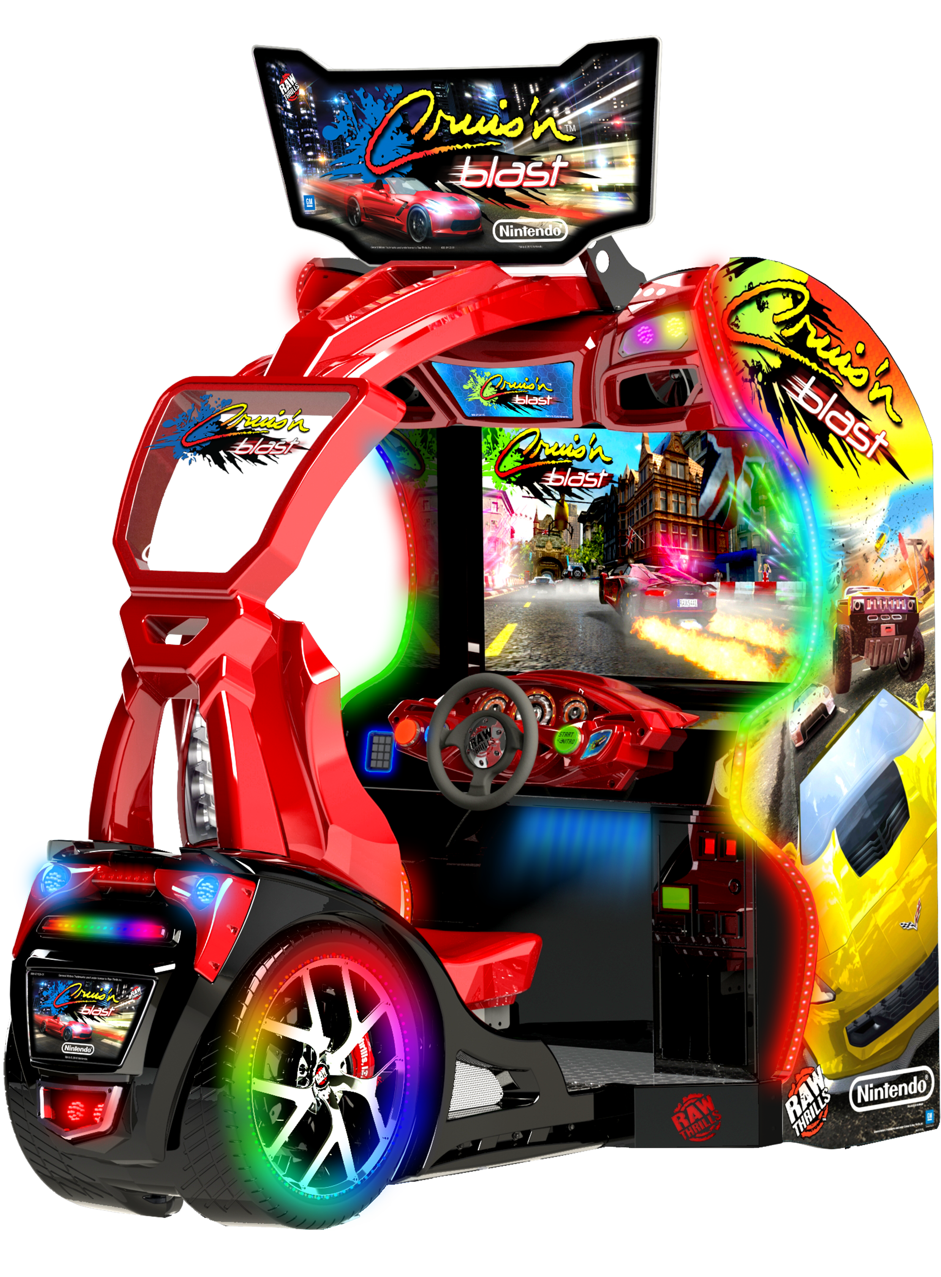 Raw Thrills Cruis'n Blast Arcade Game