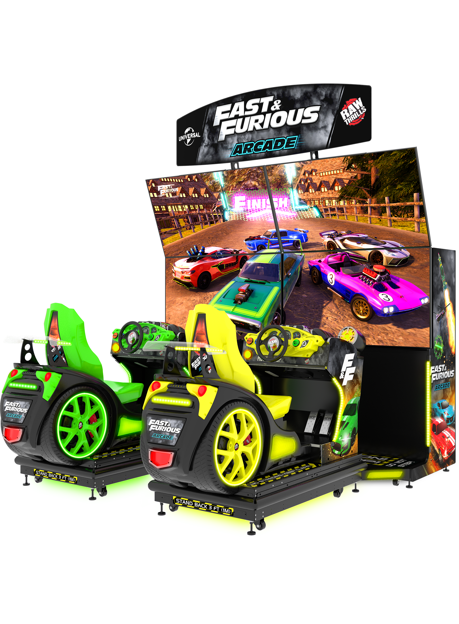 Raw Thrills Fast & Furious Arcade 43" Standard Game