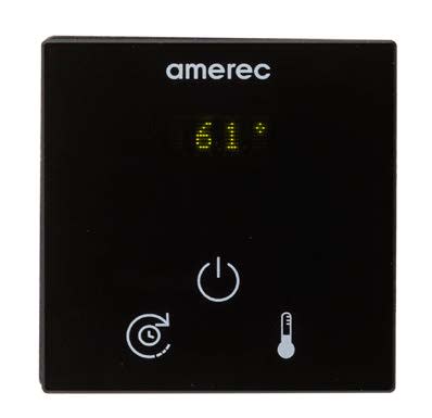 Amerec 9114-128 K3-BB Steam Shower Control Kit Brushed Bronze