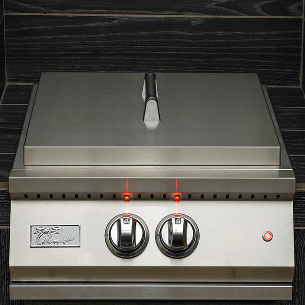 KoKoMo Professional Built-in Power Burner with Led Lights and Removable Grate for Wok - KO-PRO-PB