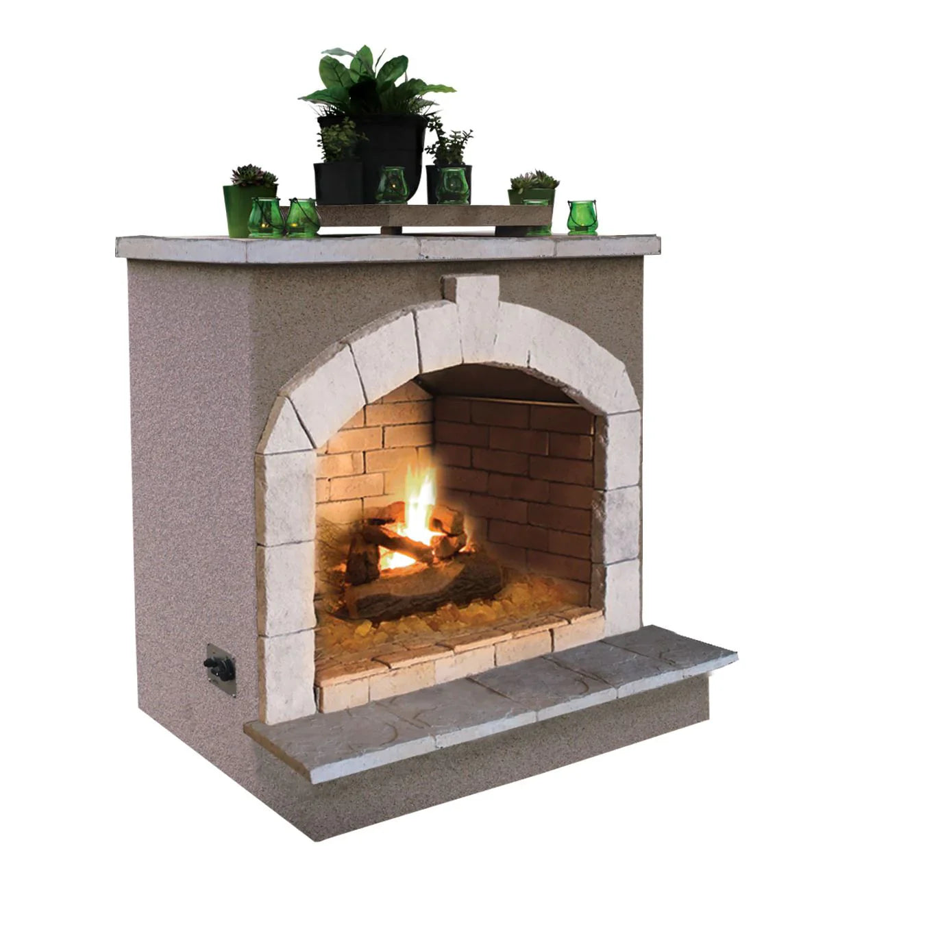 Cal Flame 48-Inch Outdoor Fireplace FRP906-2