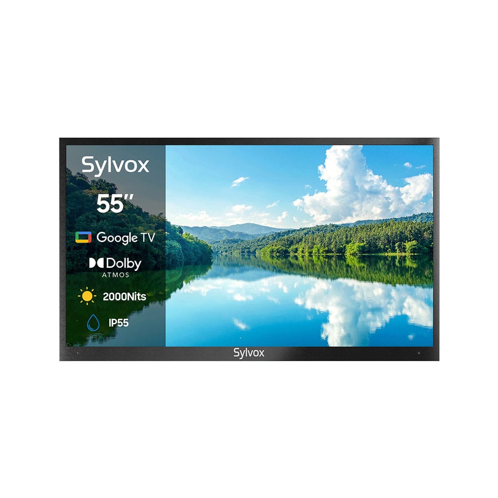 Sylvox 55" 2000Nit Google Outdoor TV - Pool Pro 2.0 Series(OT55A2KHGF)
