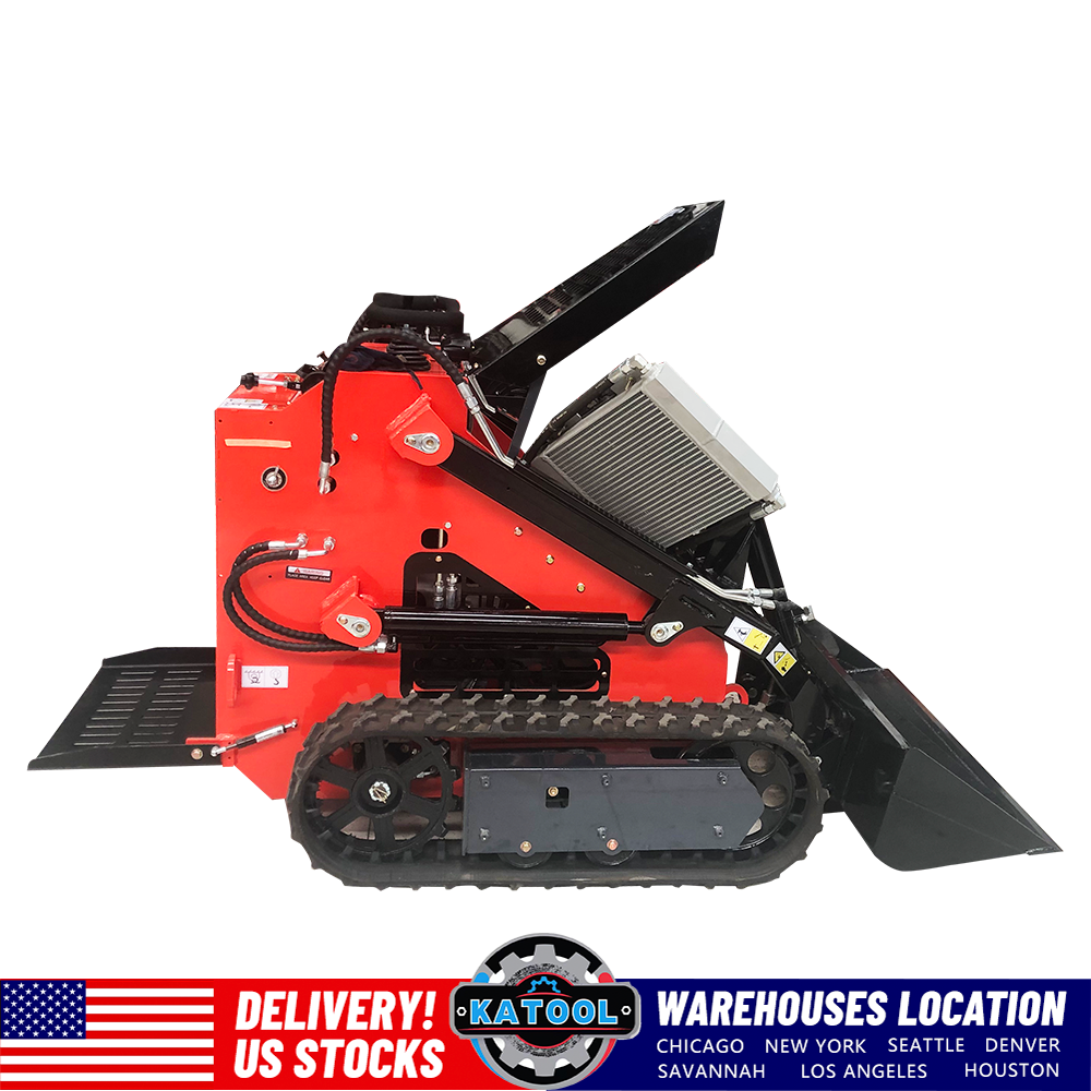 KATOOL New Mini Skid Steer Track Loader 23 HP Lifting Capacity 837LBS--KT-SK26 B