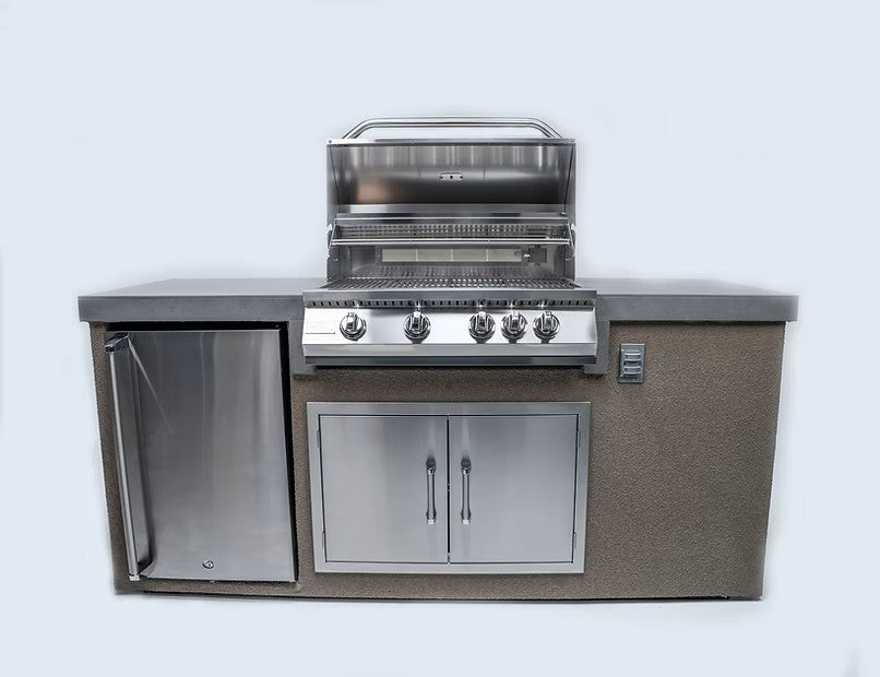 KoKoMo 7' Straight Outdoor Kitchen Island