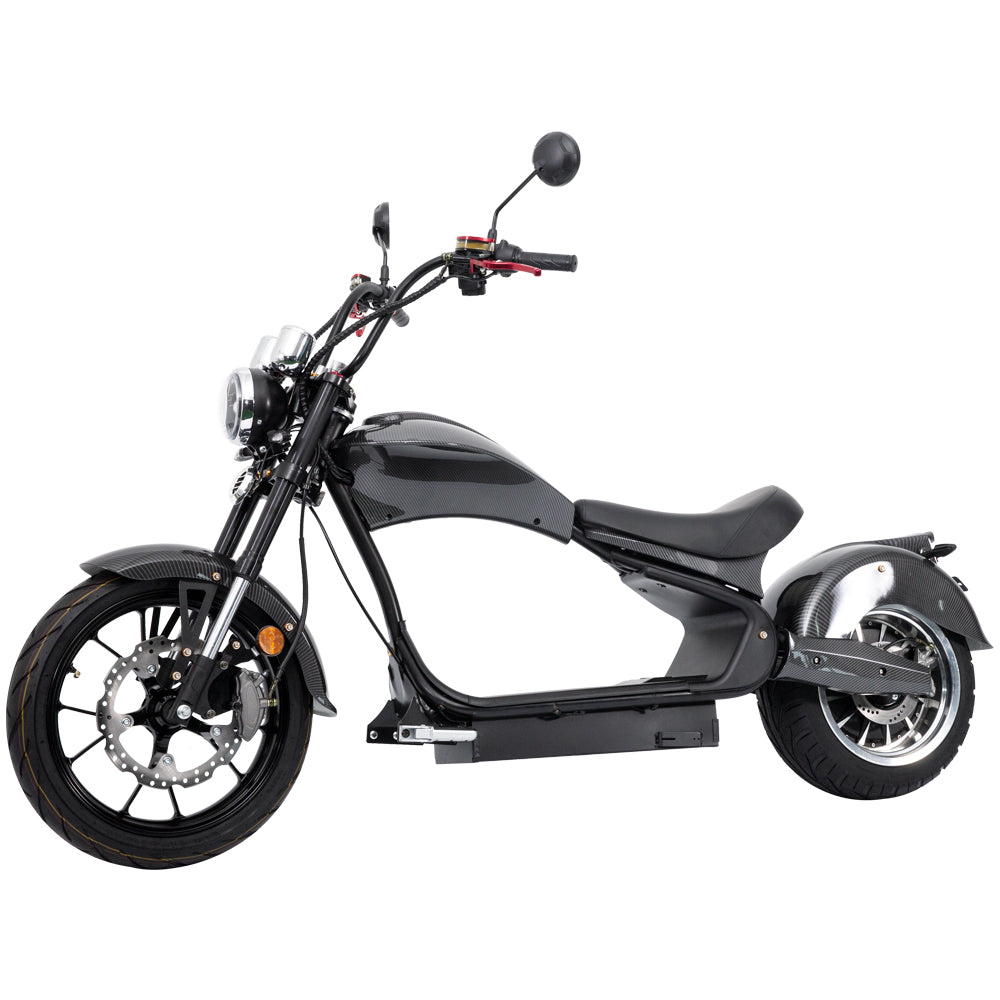 SoverSky 4000w-45MPH SoverSky MH3 Lithium Chopper Scooter Electric Motorcycle