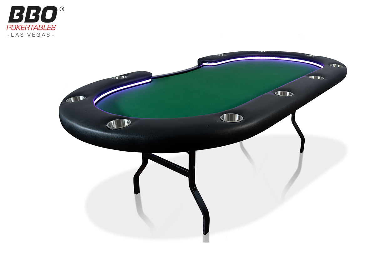 BBO Poker Table Aces Pro Alpha LED Poker Table (2BBO-APA)