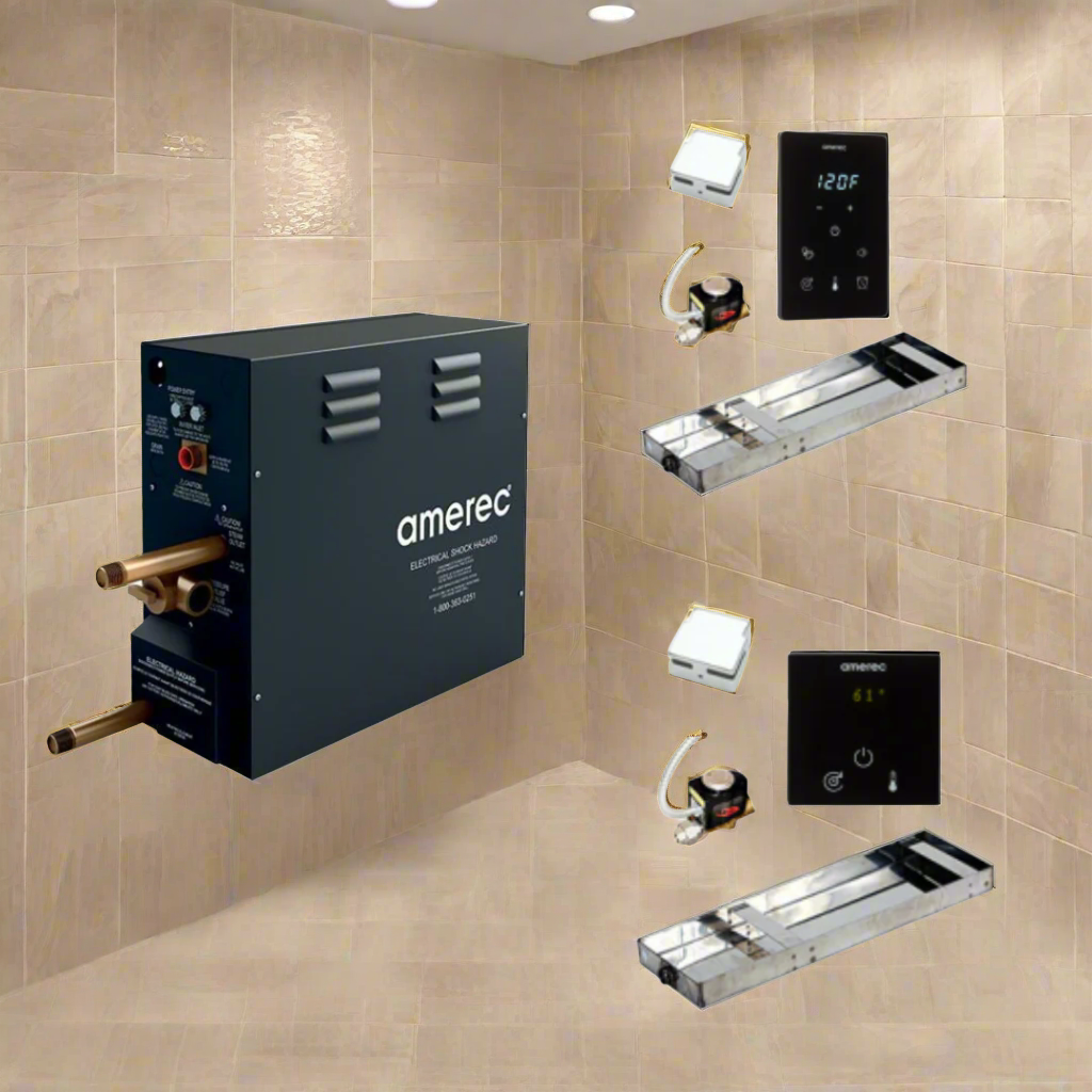 Amerec AK Series All-In-One Steam Shower Package Generator and Control Package