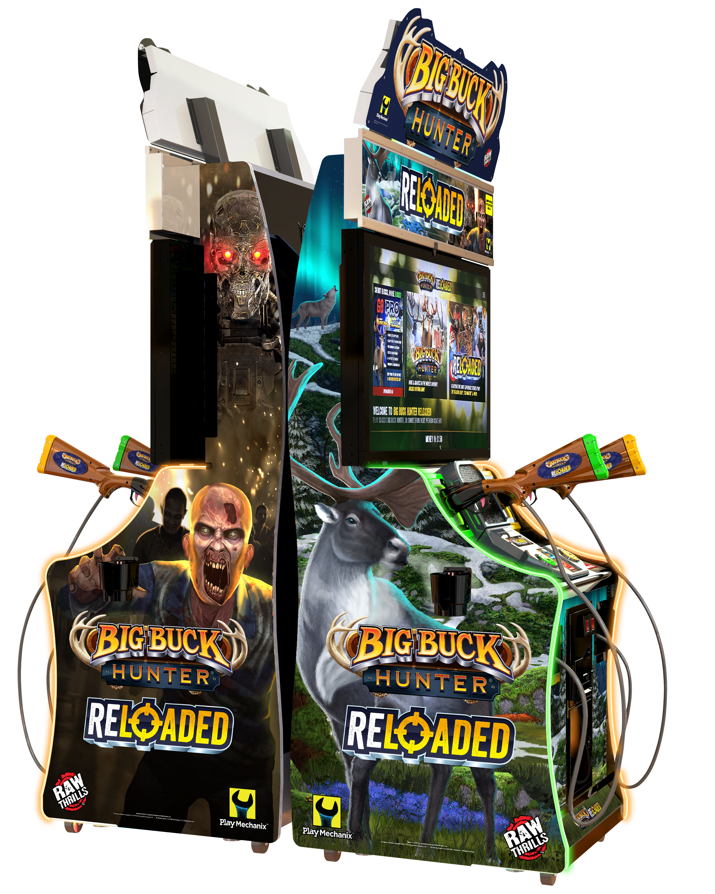Raw Thrills Big Buck Hunter Reloaded - Mini Arcade Game