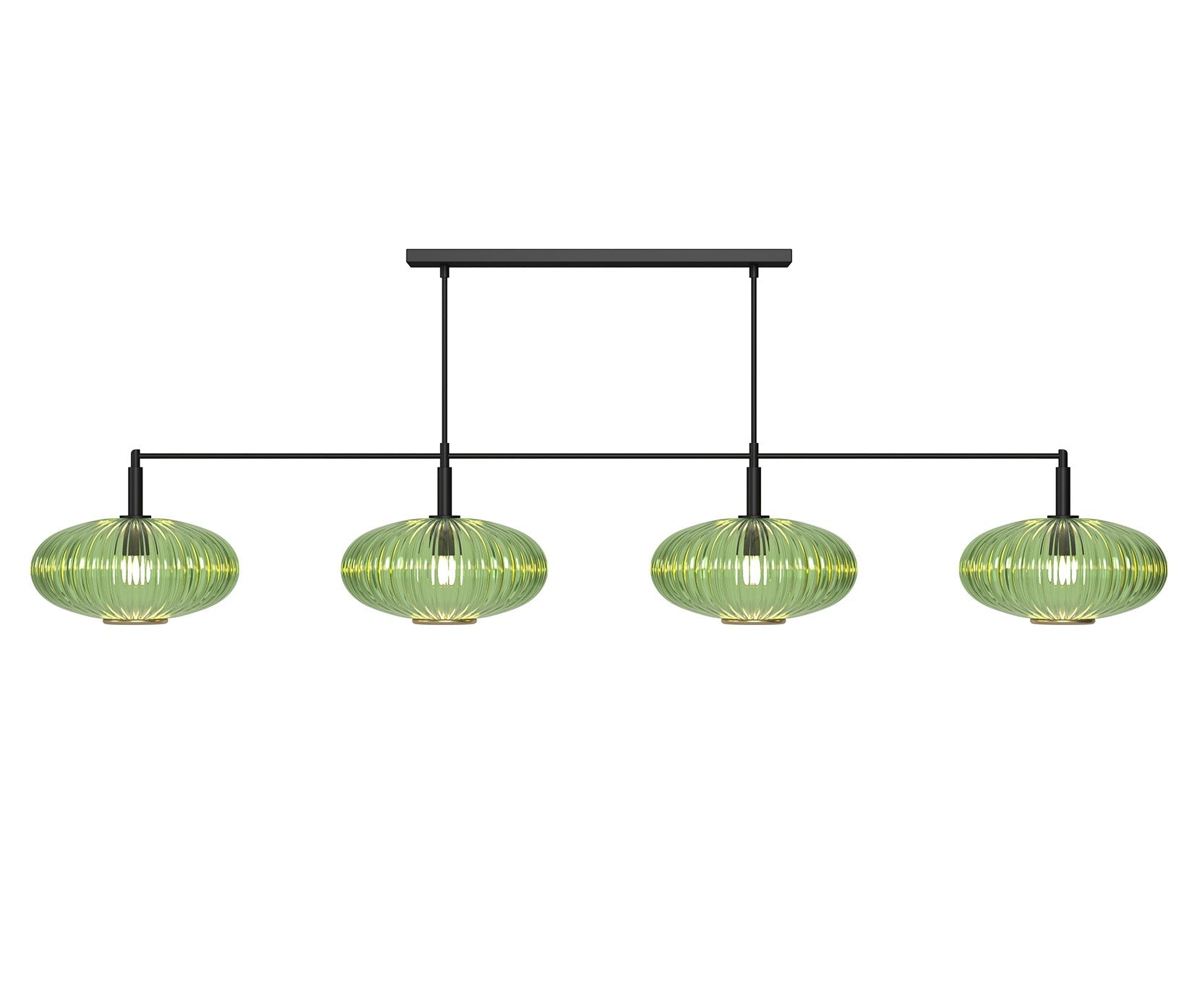 Ram Game Room - Prohibition 4 Glass Shade 65" Fixture (PRO66)