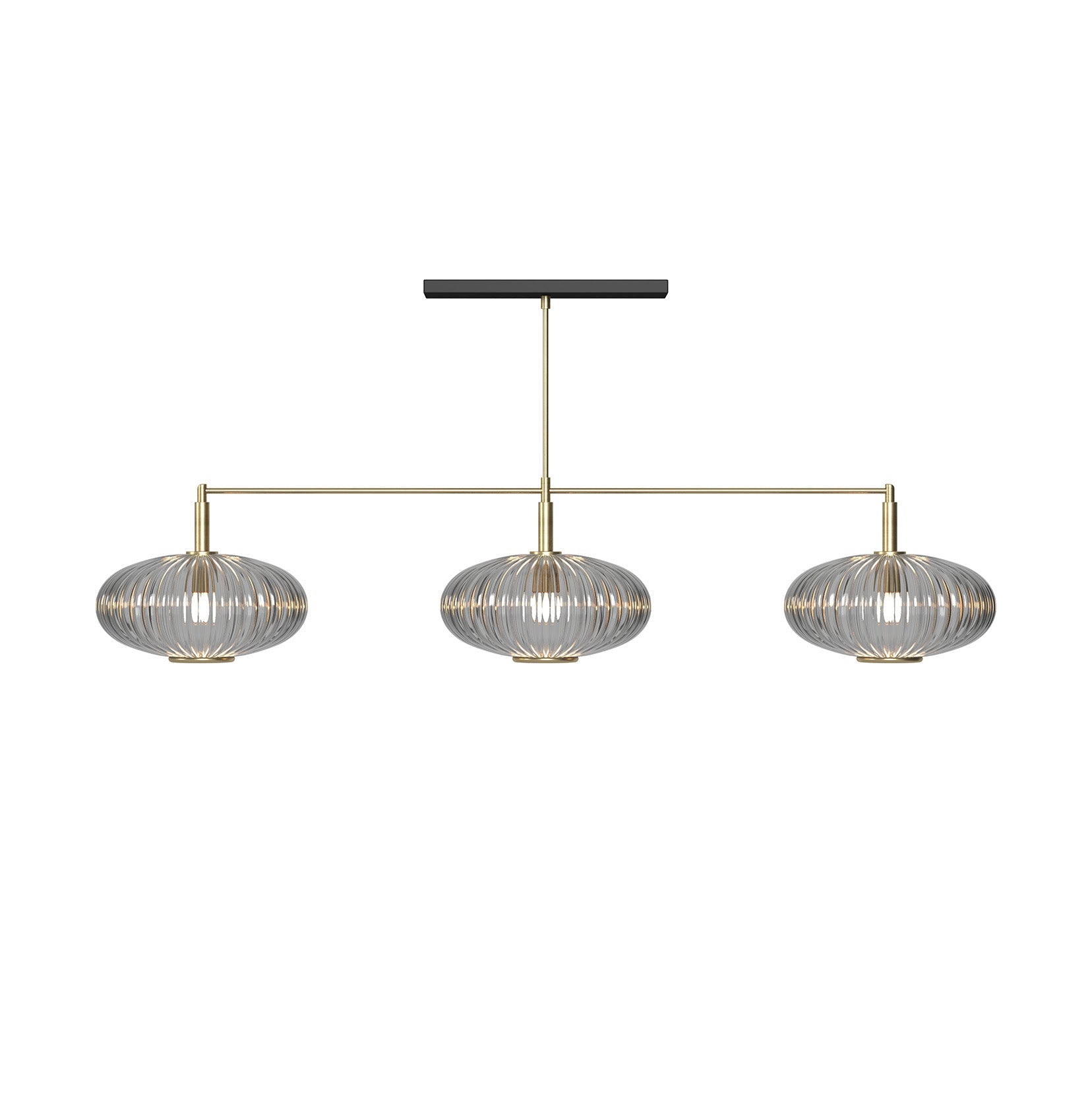 Ram Game Room - Prohibition 3 Glass Shade 54" Light Fixture (PRO54)