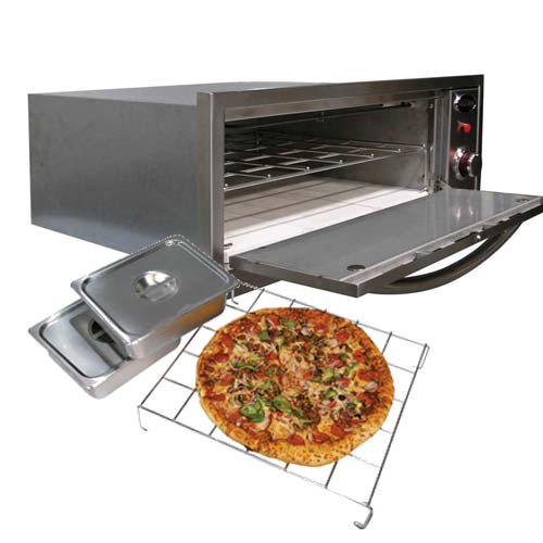 Cal Flame 2-In-1 Oven Built-in Steel Warmer & Pizza Oven