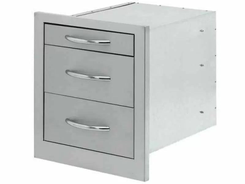 Cal Flame 18-Inch Triple Access Drawers