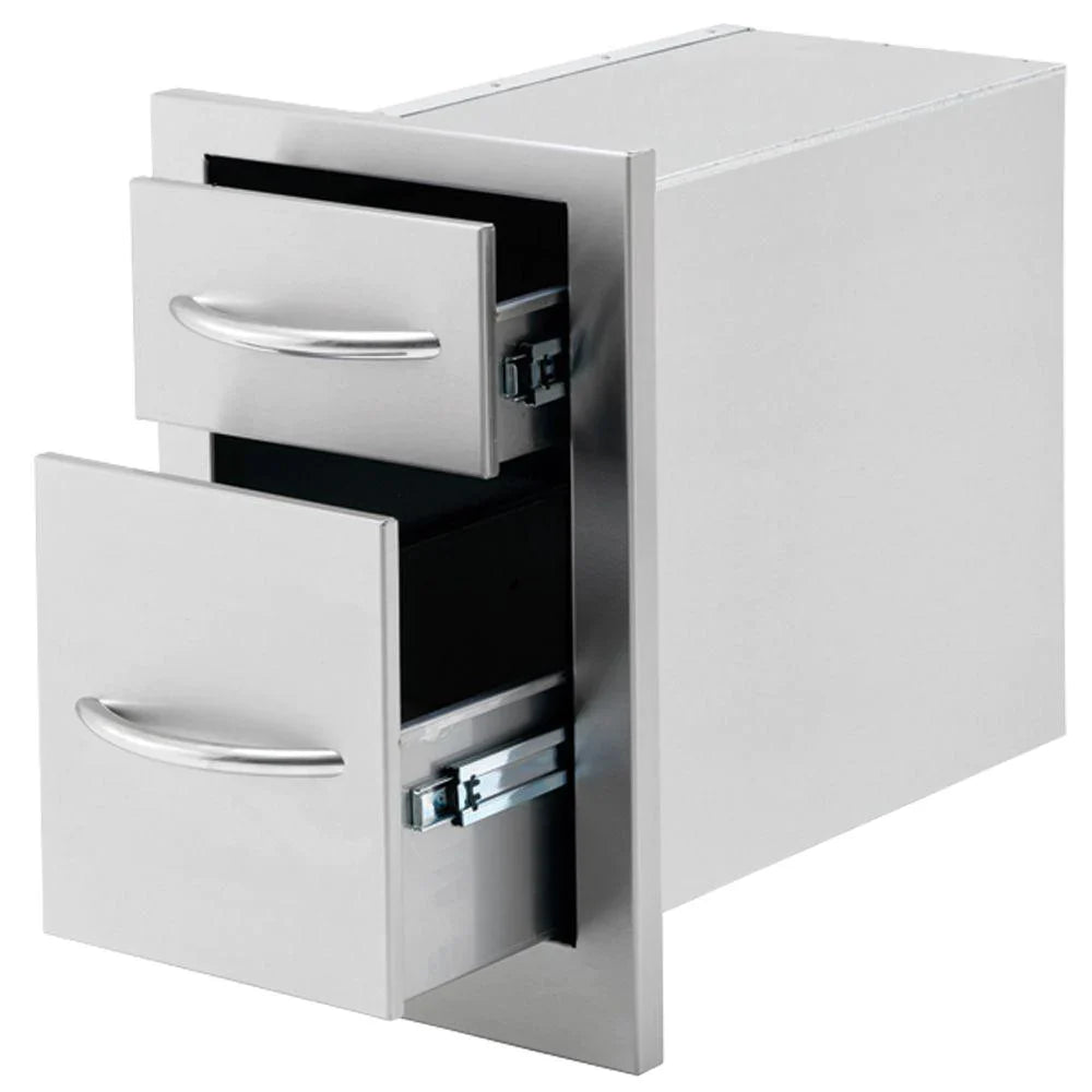 Cal Flame 2-Drawer Deep Drawer Storage