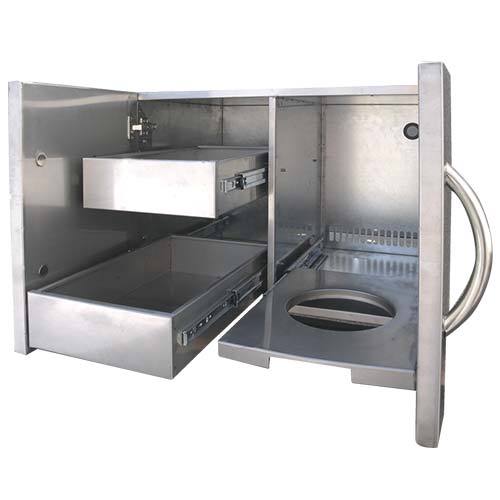 Cal Flame 30-Inch Door & Drawer Combo