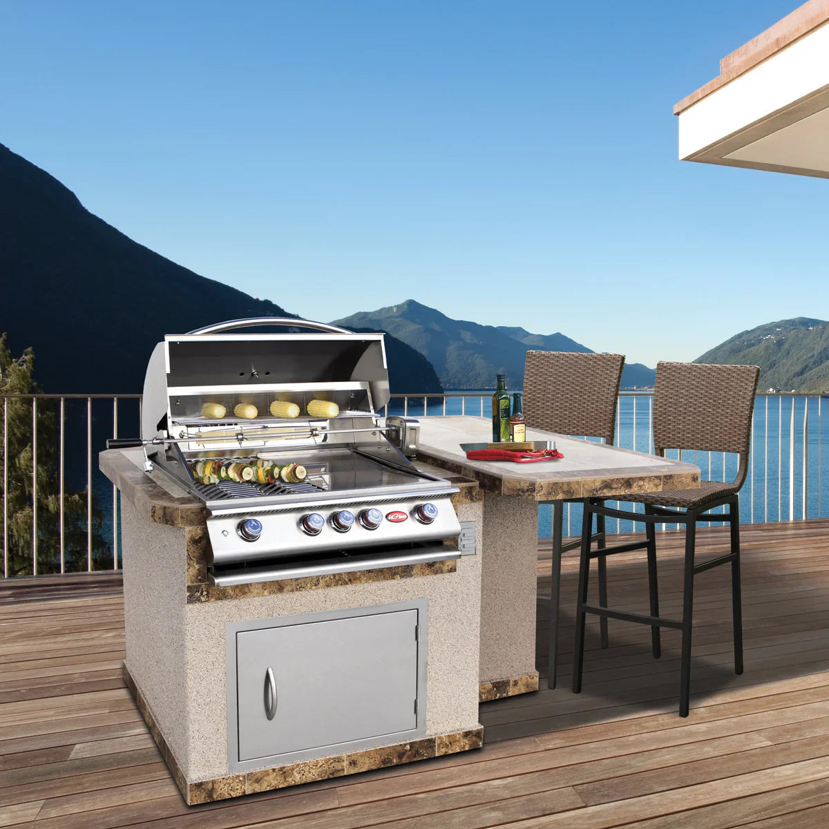 Cal Flame 4 ft BBQ Island BBK-402