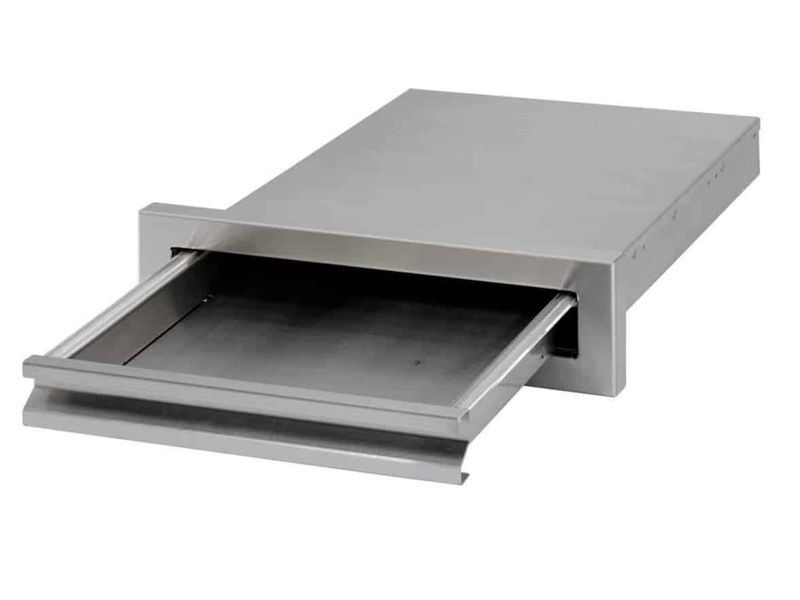 Cal Flame Built-in BBQ Griddle Tray With Storage