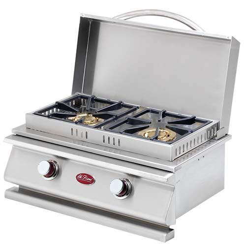 Cal Flame Deluxe Double Side-By-Side Side Burners