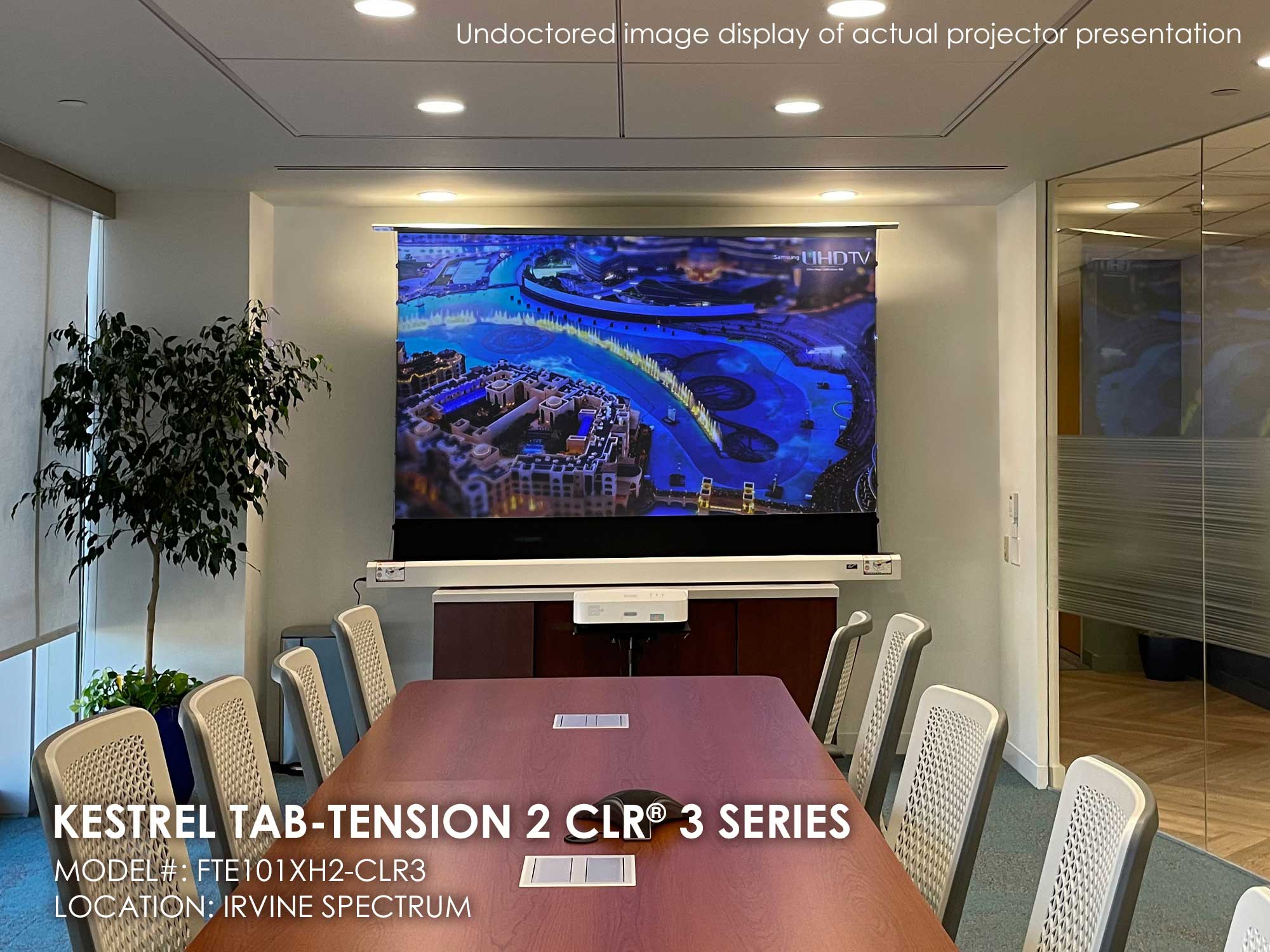 Elite Screens Kestrel Tab-Tension 2 CLR 3 Series