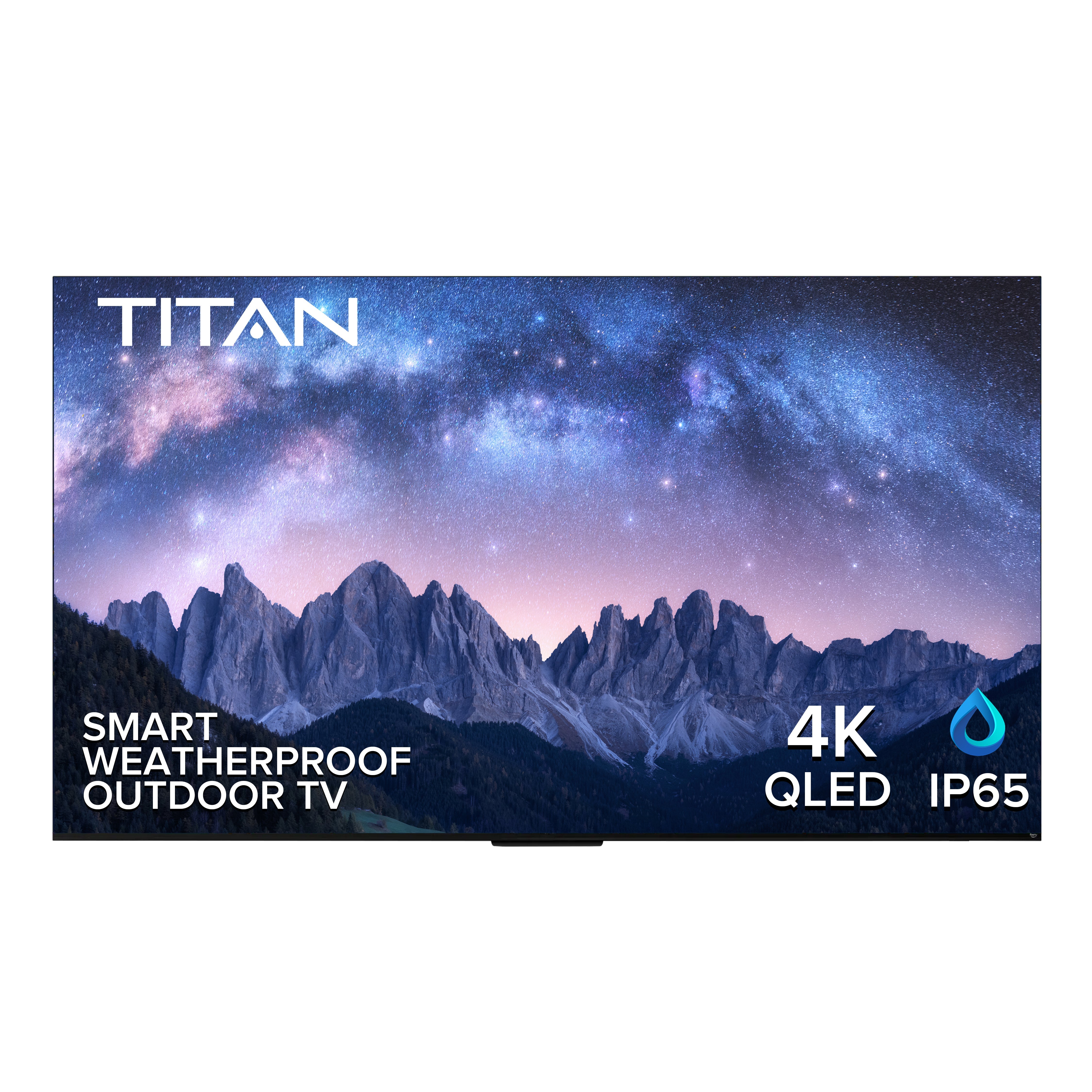 Titan Weatherproof Outdoor TV Covered Patio G-100 QLED 4K Smart TV powered by Fire TV OS (G100-QLED)