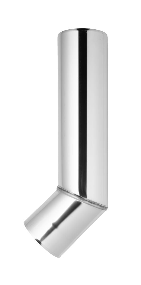 Harvia WZ45ST Angled Smoke Pipe | 45 Degrees | Stainless Steel