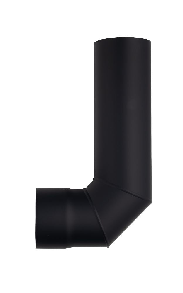 Harvia WZ90M Angled Smoke Pipe | 90 Degrees | Black