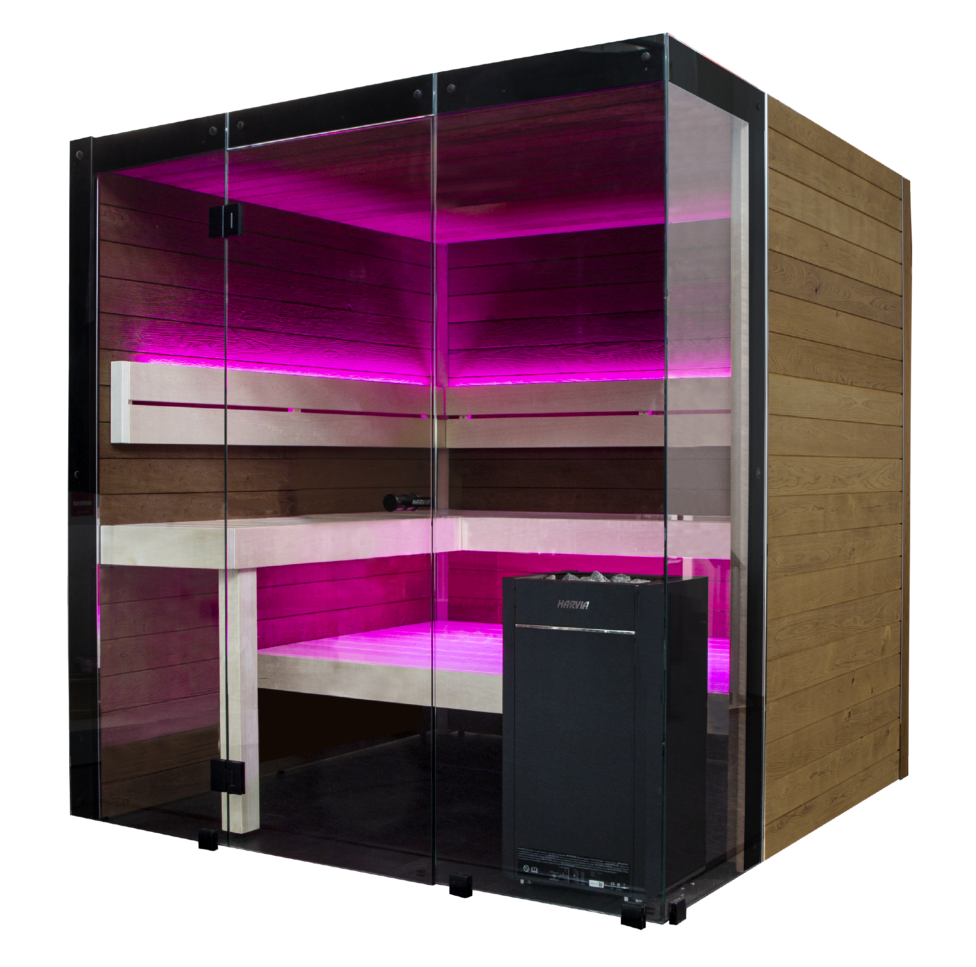 ThermaSol Block - Rustic Adler, 2-6 Person, Indoor Sauna
