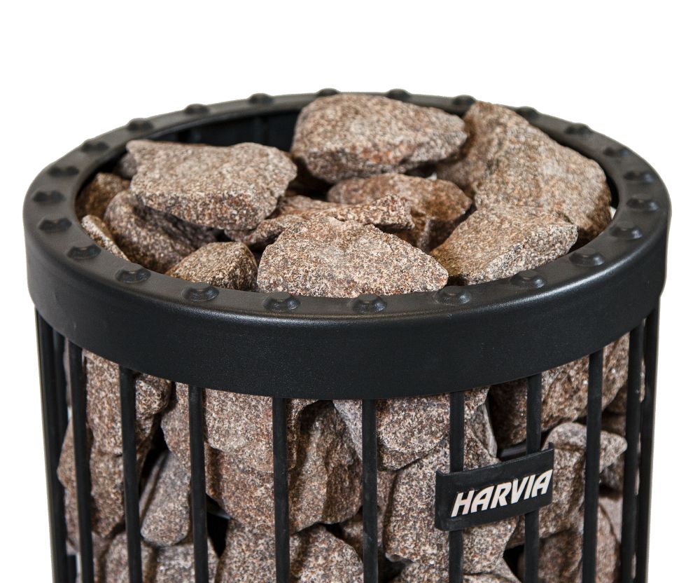 Harvia AC3050 Elite Stones | Olivine Diabase Heat Treated | 5-10cm | 20kg per Box