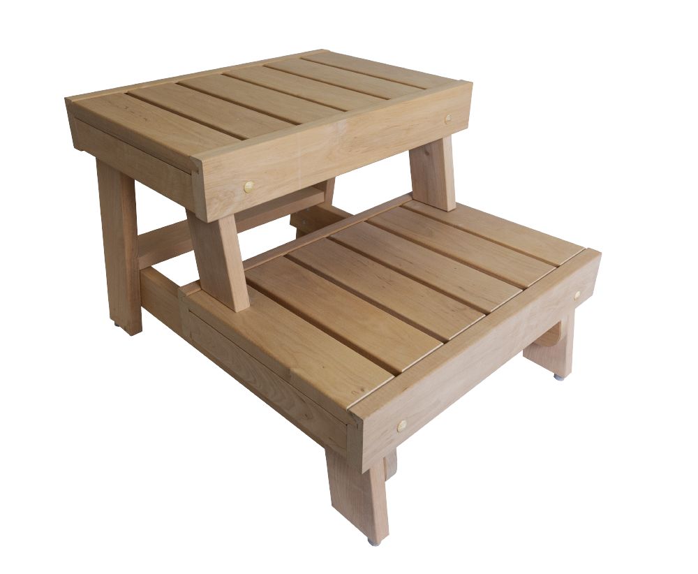Harvia FRJ2LE Formula 2-Step Footstool Alder
