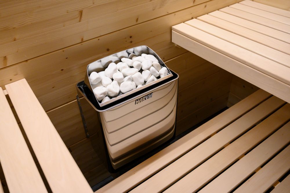 Harvia AC4000 White Decorative Sauna Stones | 5-10cm | 10kg per Box