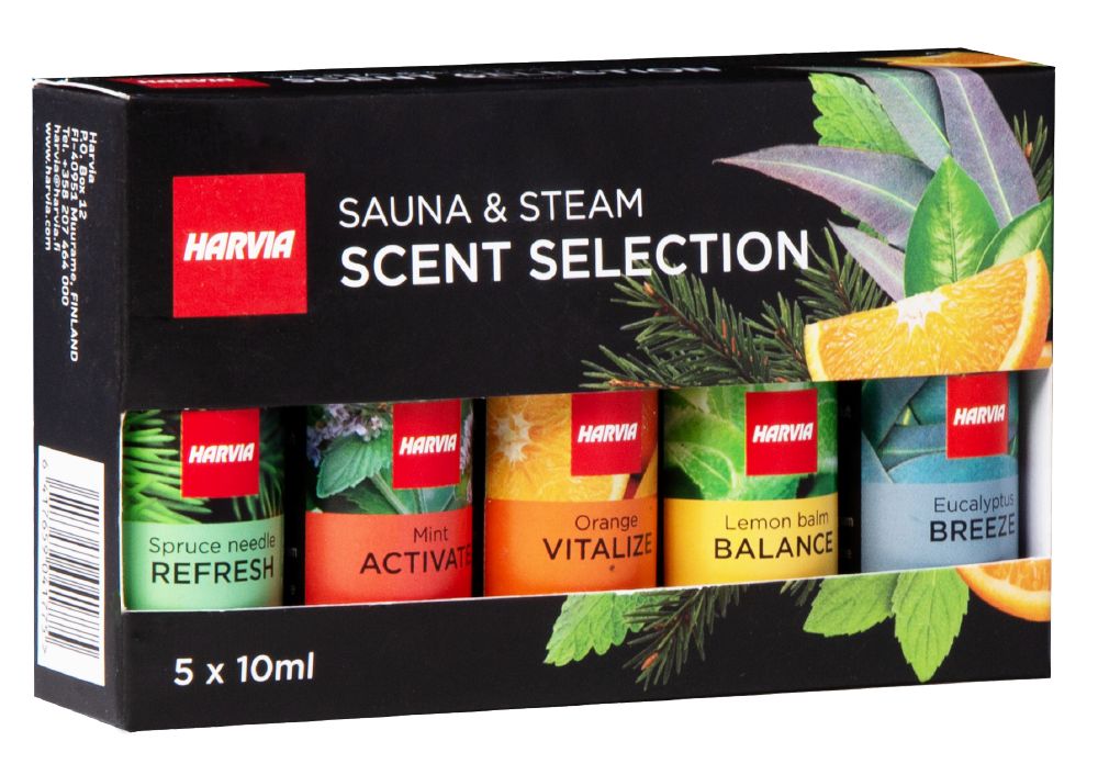 Harvia SAC0025508 Healing With Heat Sauna and Steam Scent Set