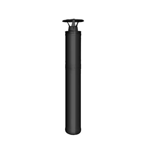 Harvia WHP1500M Sauna Wood Stove Chimney Kit, 1500mm, Black Steel Black Steel
