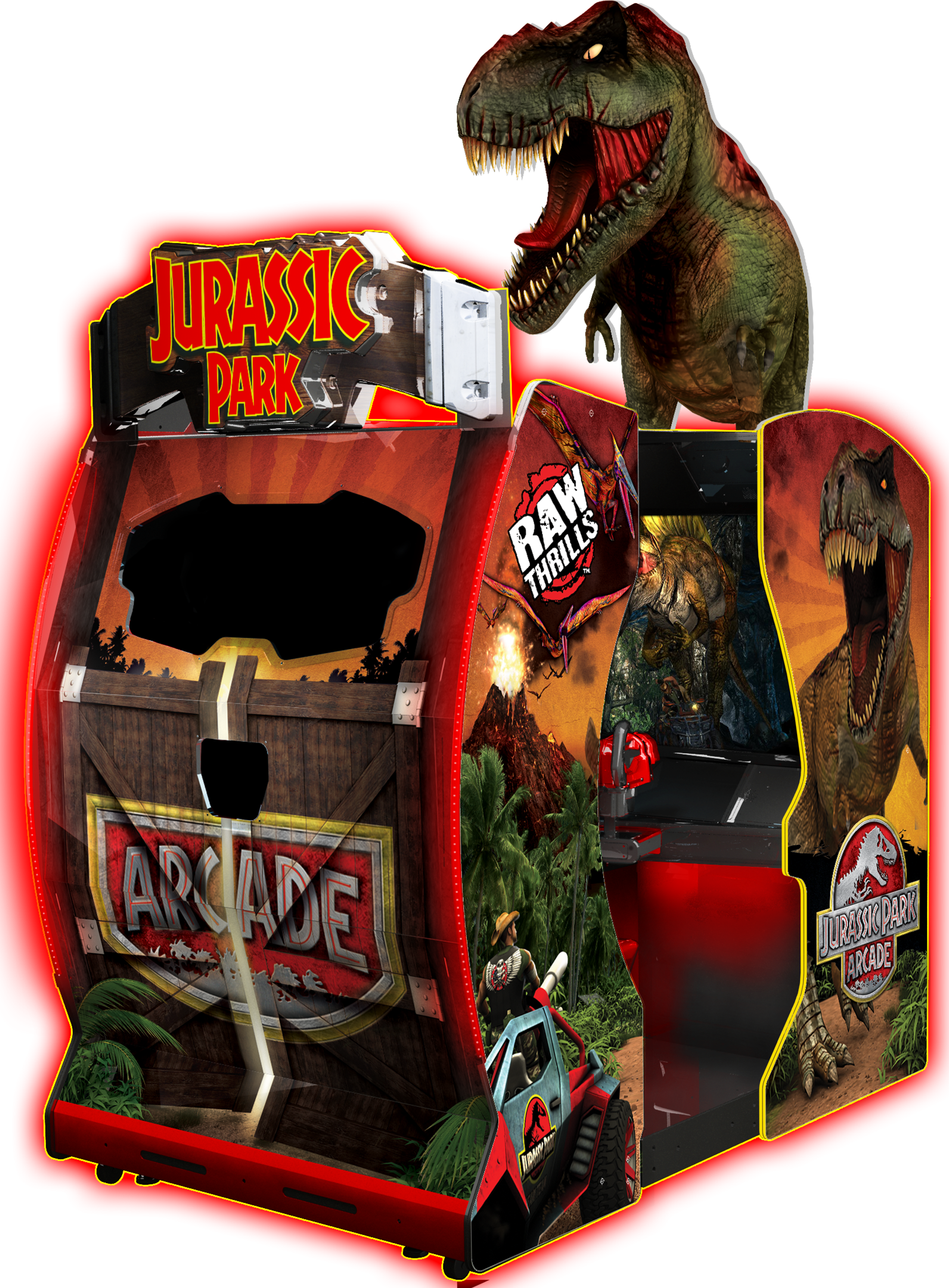 Raw Thrills Jurassic Park Environmental Arcade Game