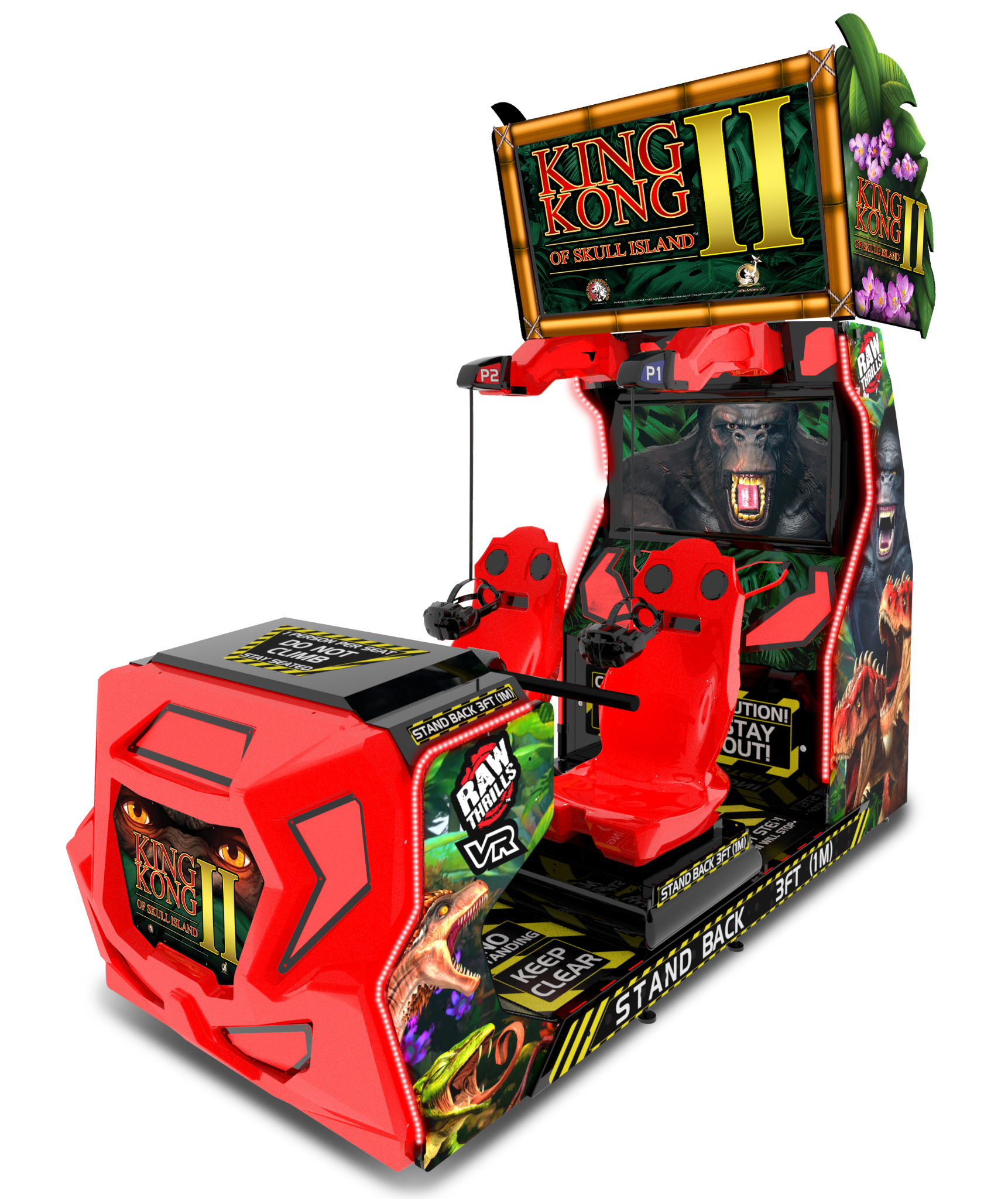 Raw Thrills King Kong of Skull Island VR Adventure Arcade Game