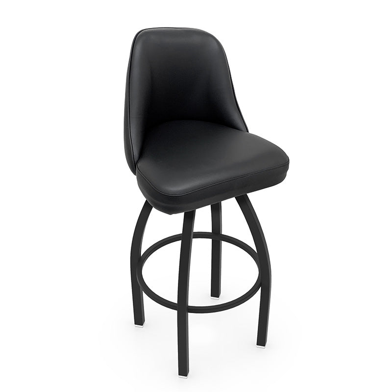 Holland Bar Stool L048 Logo Grizzly 1 Bucket Swivel Bar Stool