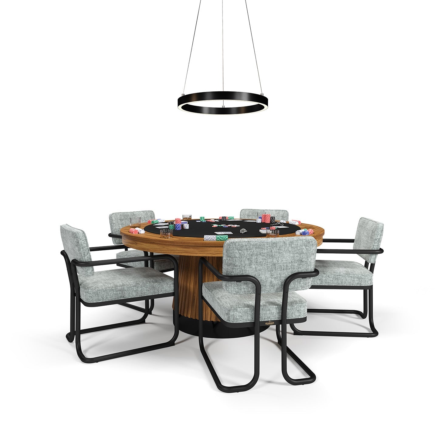 Ram Game Room - 24" Round LED Table Light Fixture (LEDGM-24)
