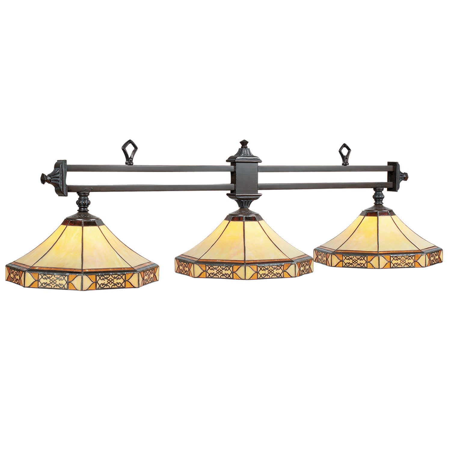 Ram Game Room - Mission Filigree 3 Shade Billiard Fixture (MF-B56)
