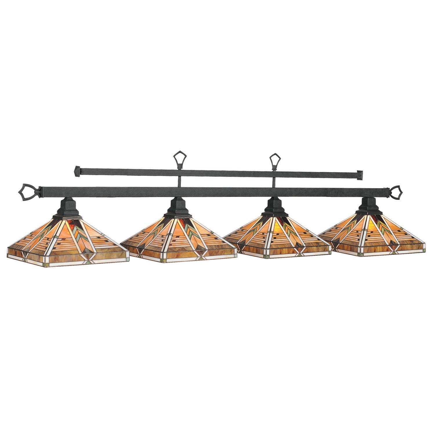 Ram Game Room 4 Shade Billiard Fixture (MIV-B78 MB)
