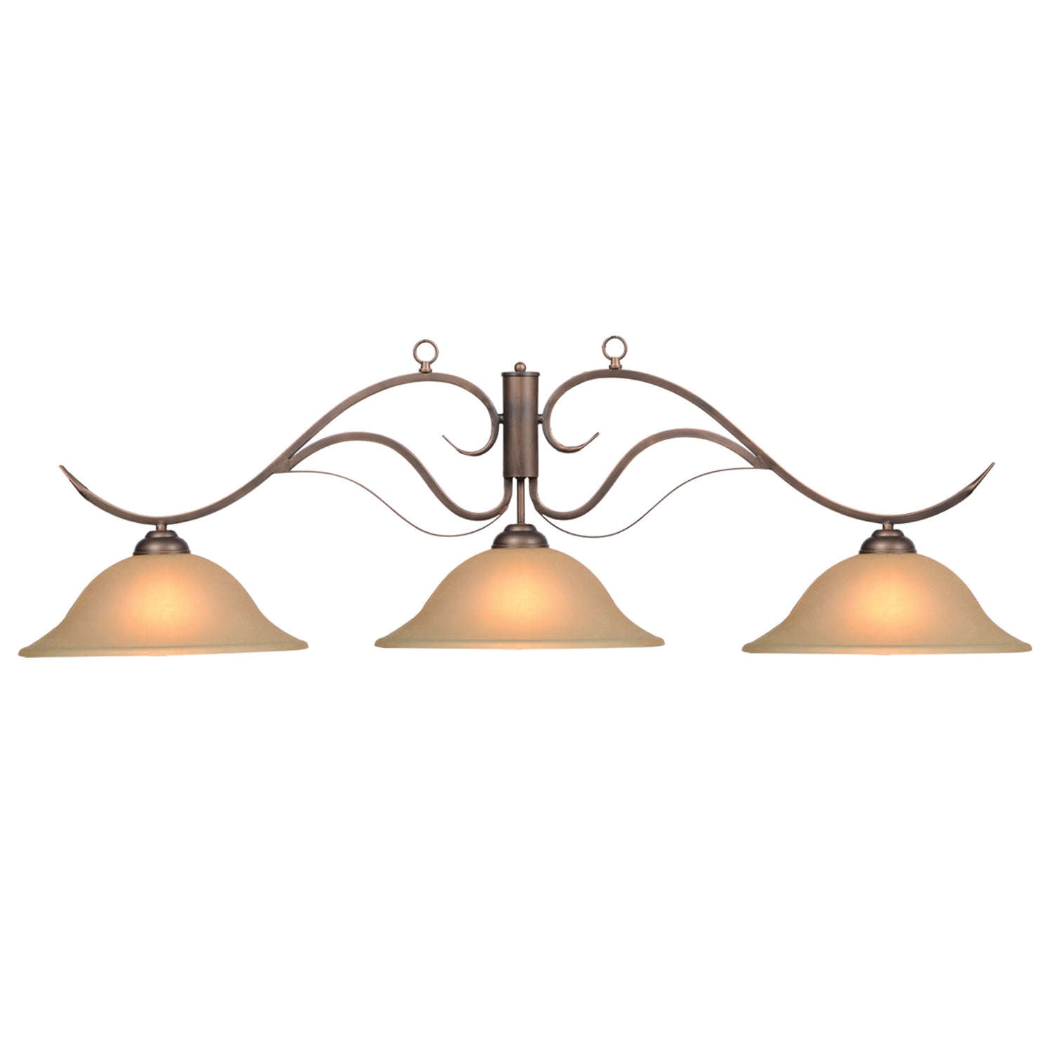 Ram Game Room Monaco 3 Shade Billiard Light fixture (MON-B56 ORB)
