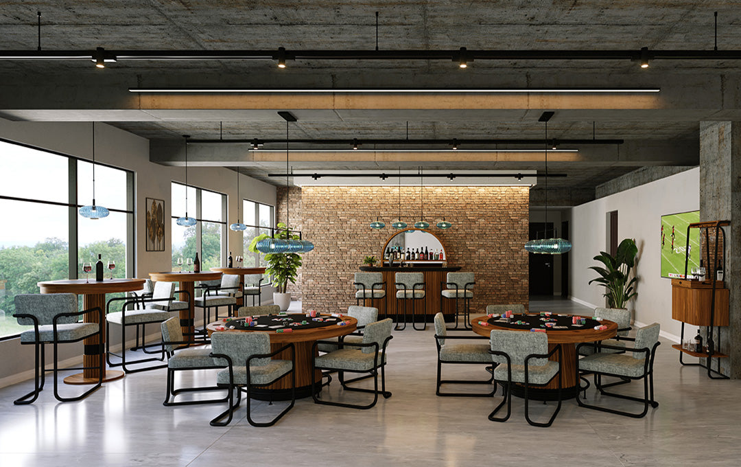 Ram Game Room - Prohibition Single Glass Pendant Light (PRO12)