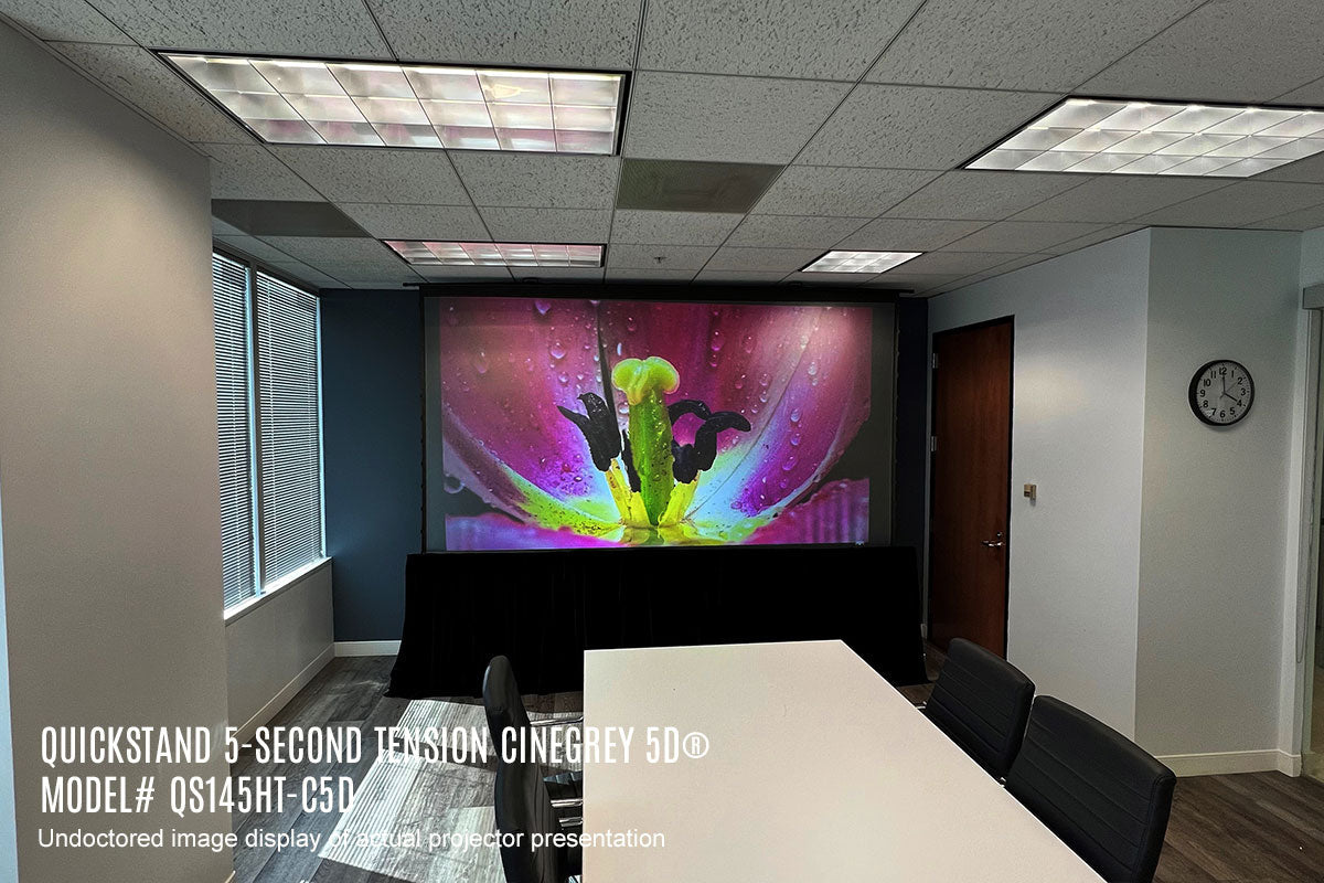 Elite Screens QuickStand 5-Second Tension CineGrey 5D Series