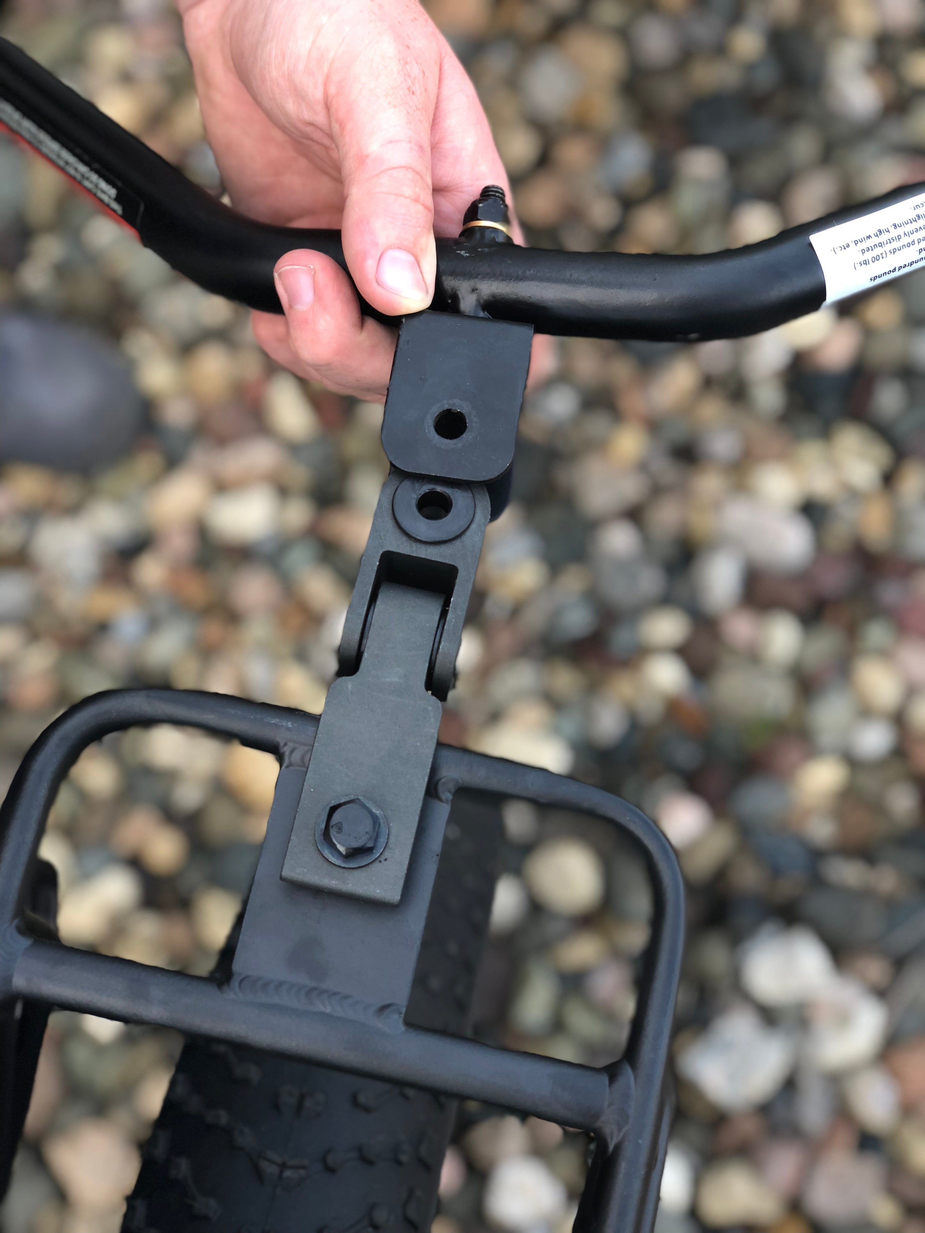Additional Hitch for Aluminum Bike/Hand Cart