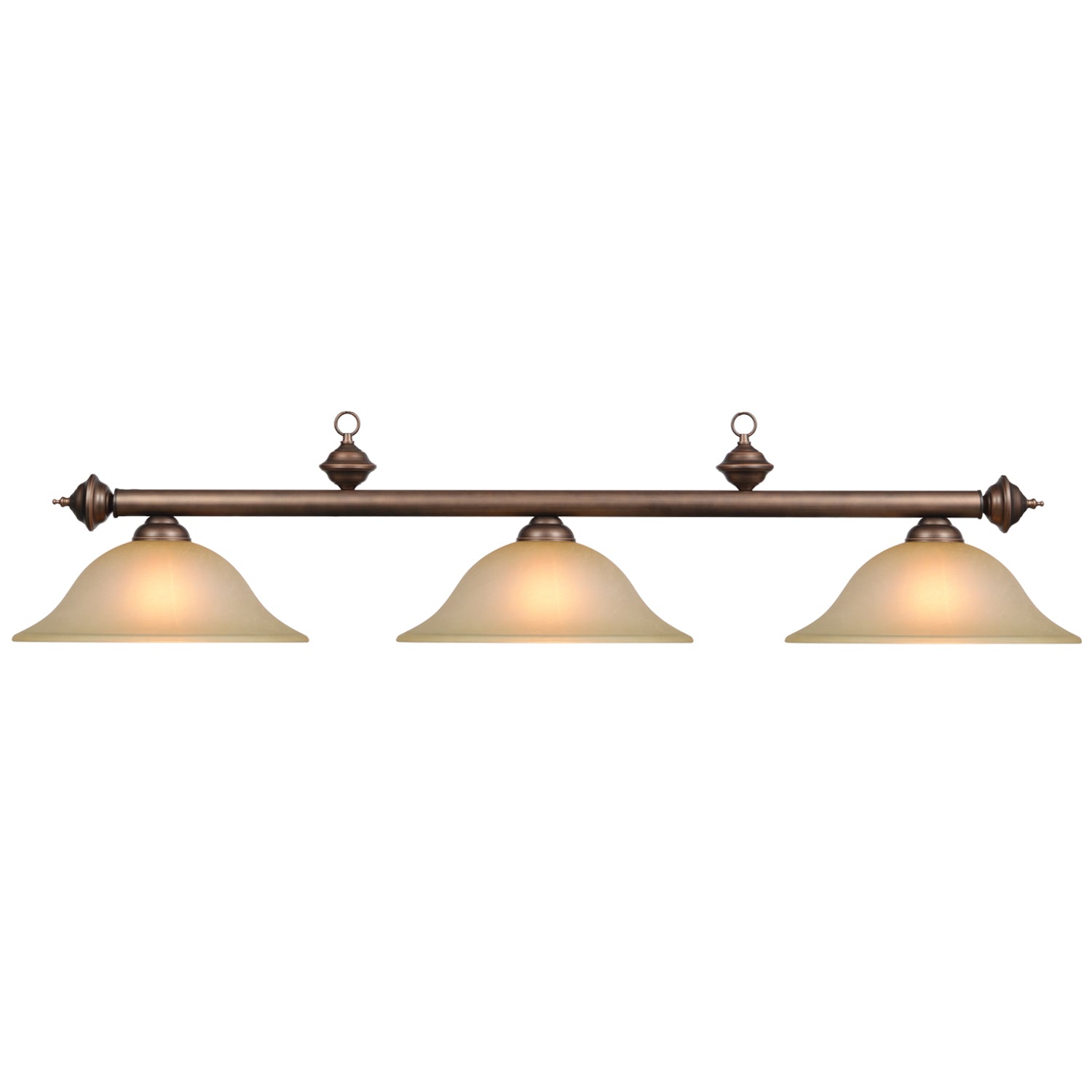 Ram Game Room - 3 Shade Billiards Fixture (RG360 ORB)