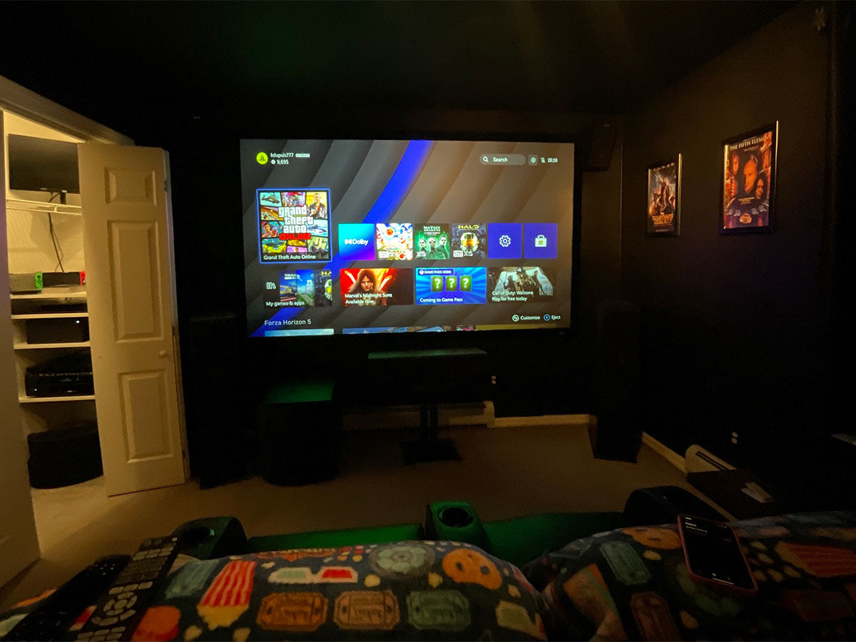 Elite Screens Sable Frame CineGrey 3D Series