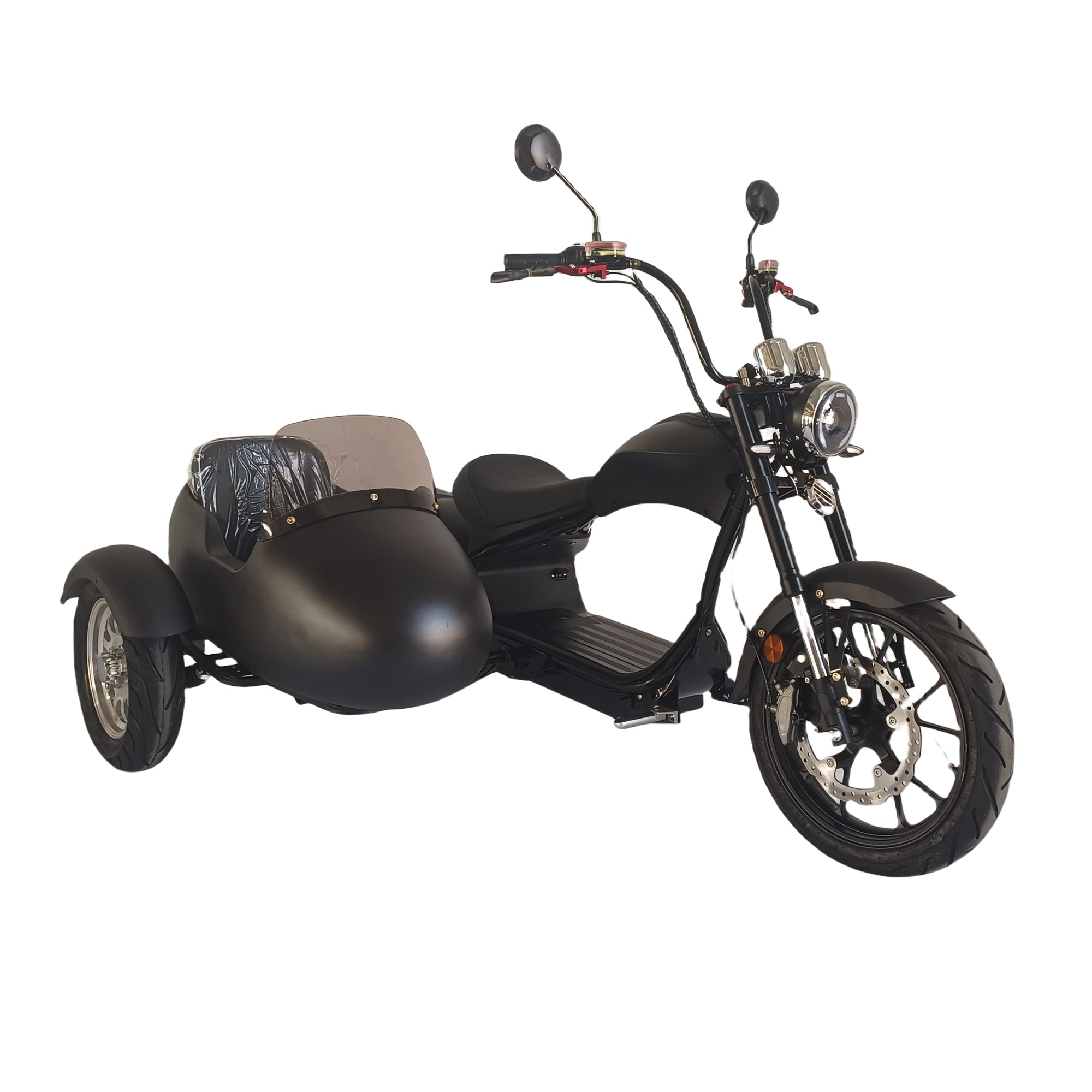 SoverSky 4000w-45MPH SoverSky MH3 Lithium Chopper Scooter Electric Motorcycle