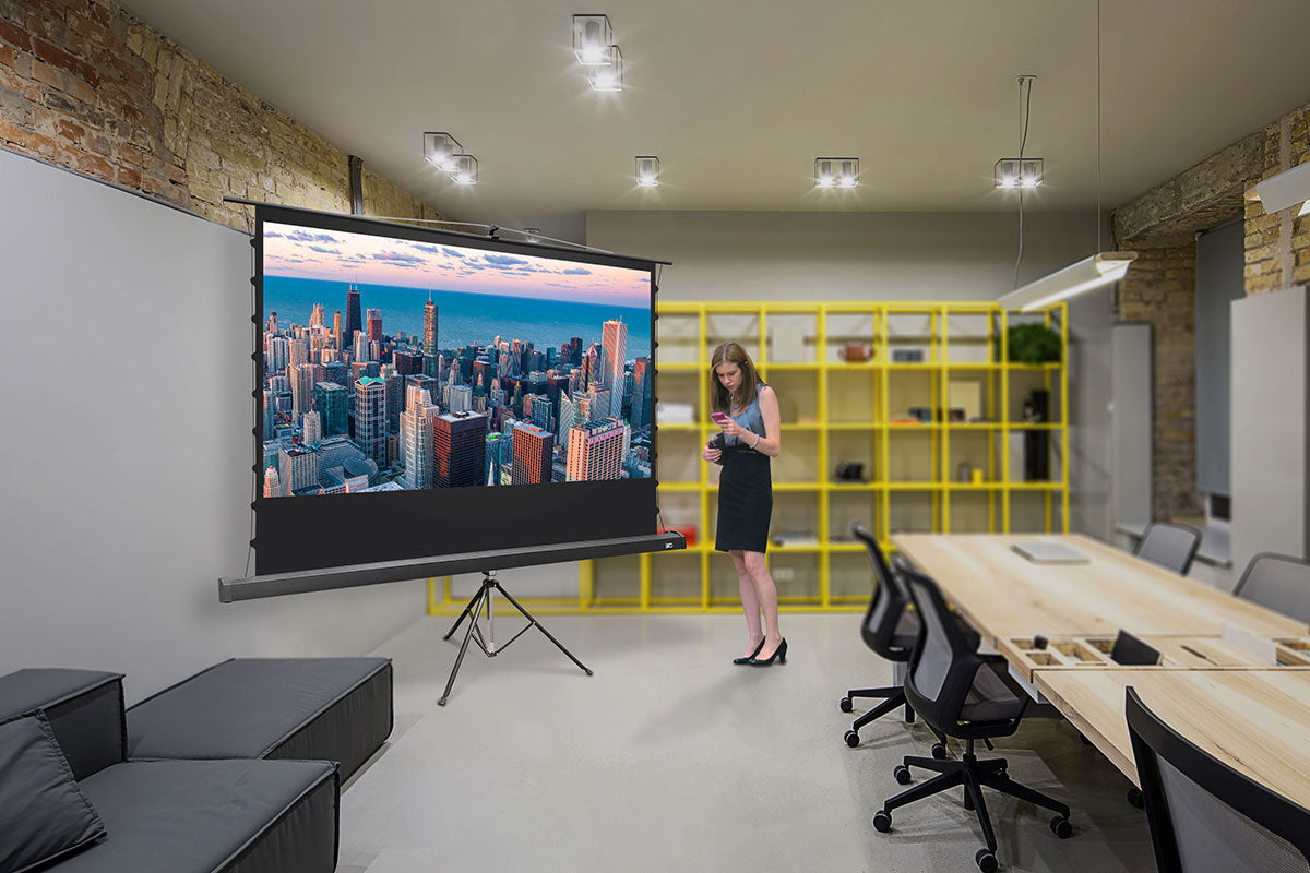 Elite Screens Tripod Tab-Tension CineGrey 5D Series