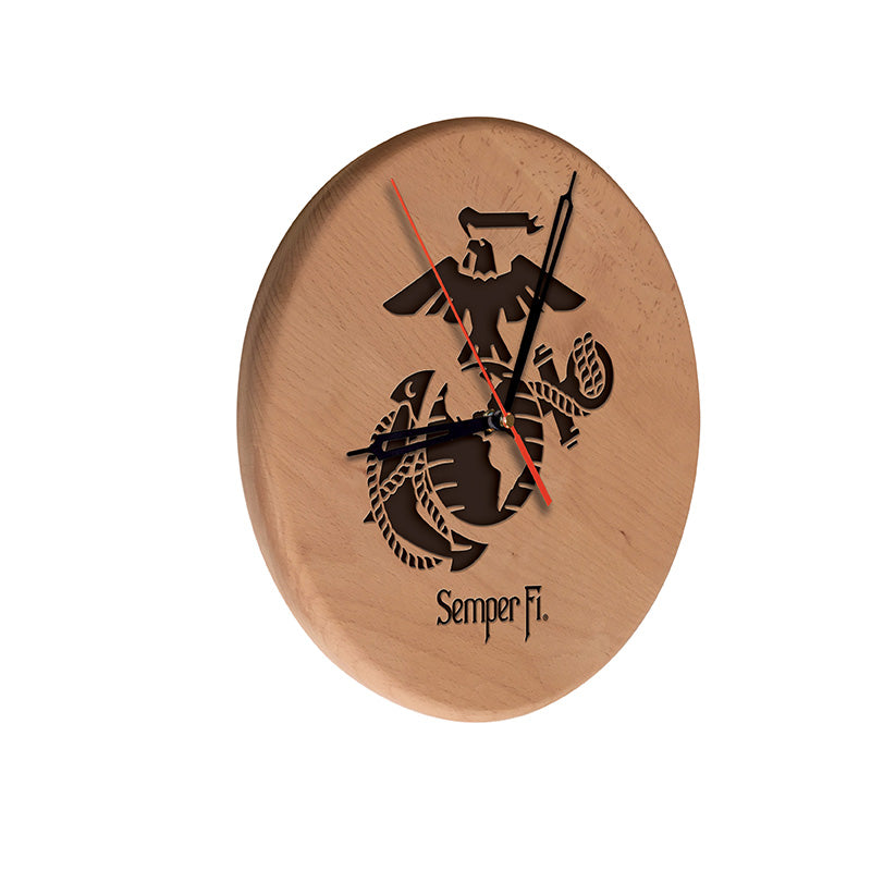 Holland Bar Stool Official Logo Laser Engraved Wood Clock