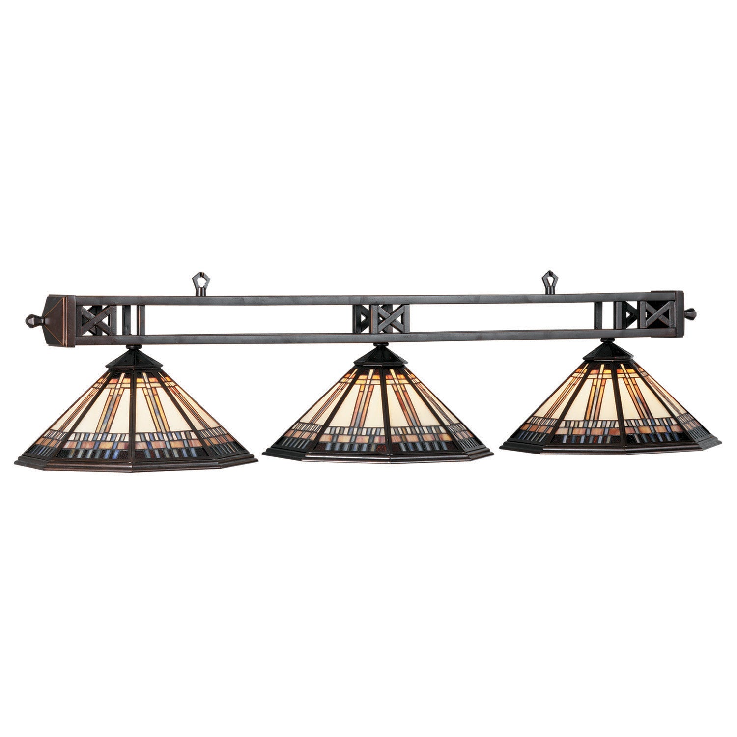 Ram Game Room - 3 Shade Billiards Fixture (WSL-B54)