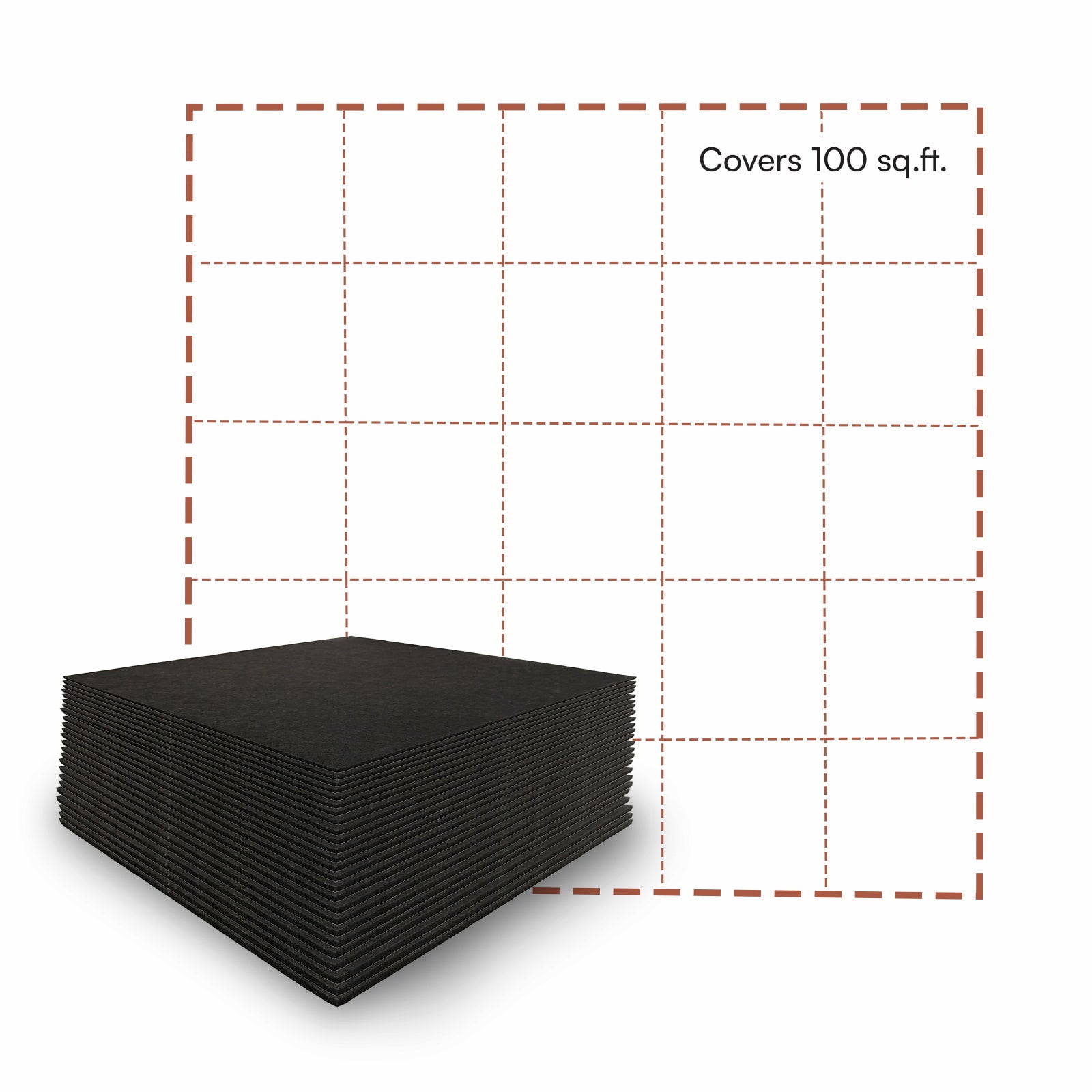 Carl’s Place Golf Room Acoustic Tiles, Qty 25 (2x2)