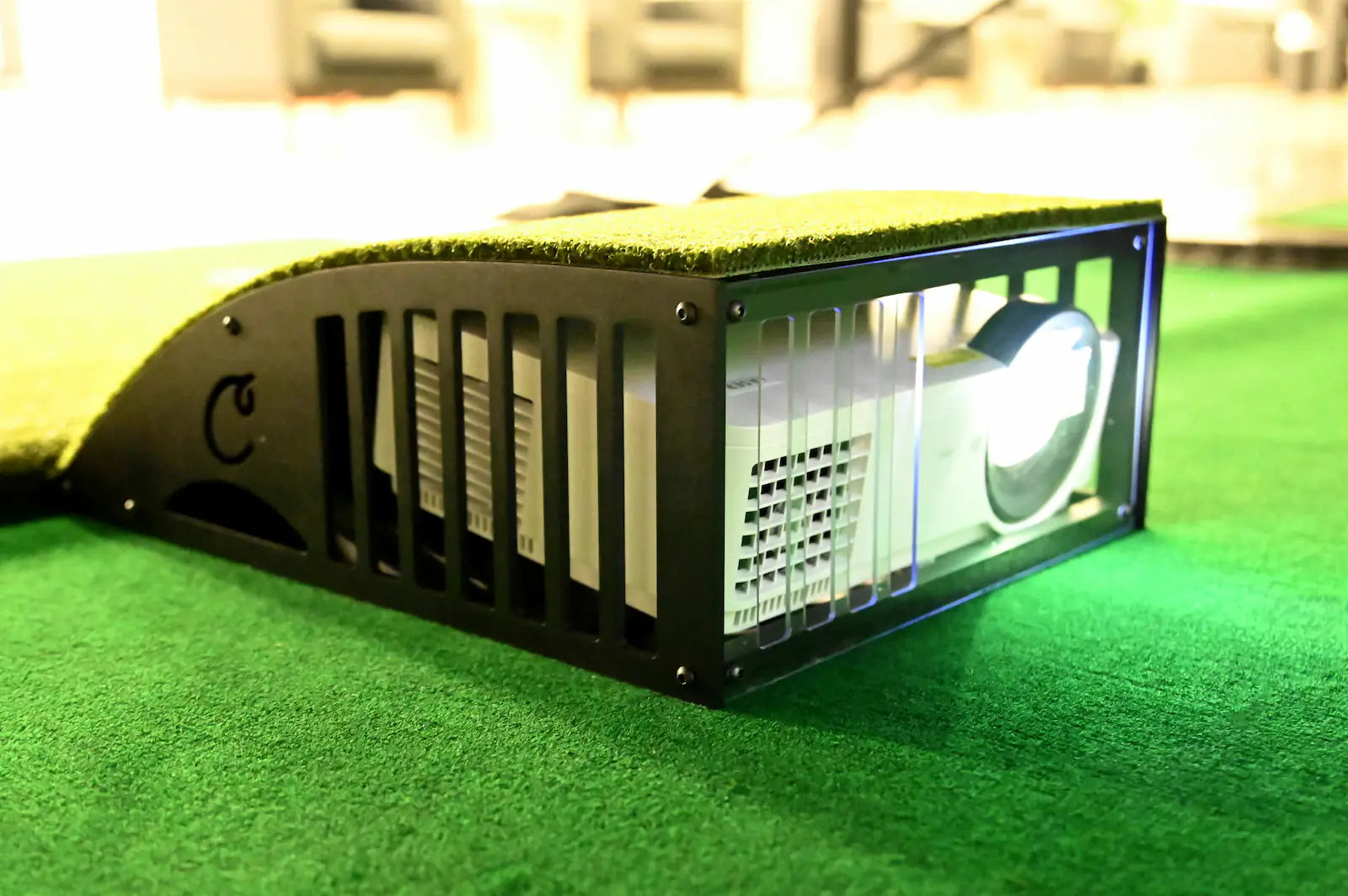 Carl’s Place Floor Mounted Projector Enclosure - (projector-floor-case)